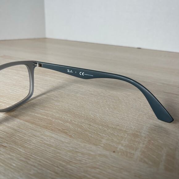 Ray-Ban RB7047 5482 Eyeglasses Light Gray Translucent Matte Frame Only 54-17-140 - Picture 6 of 9